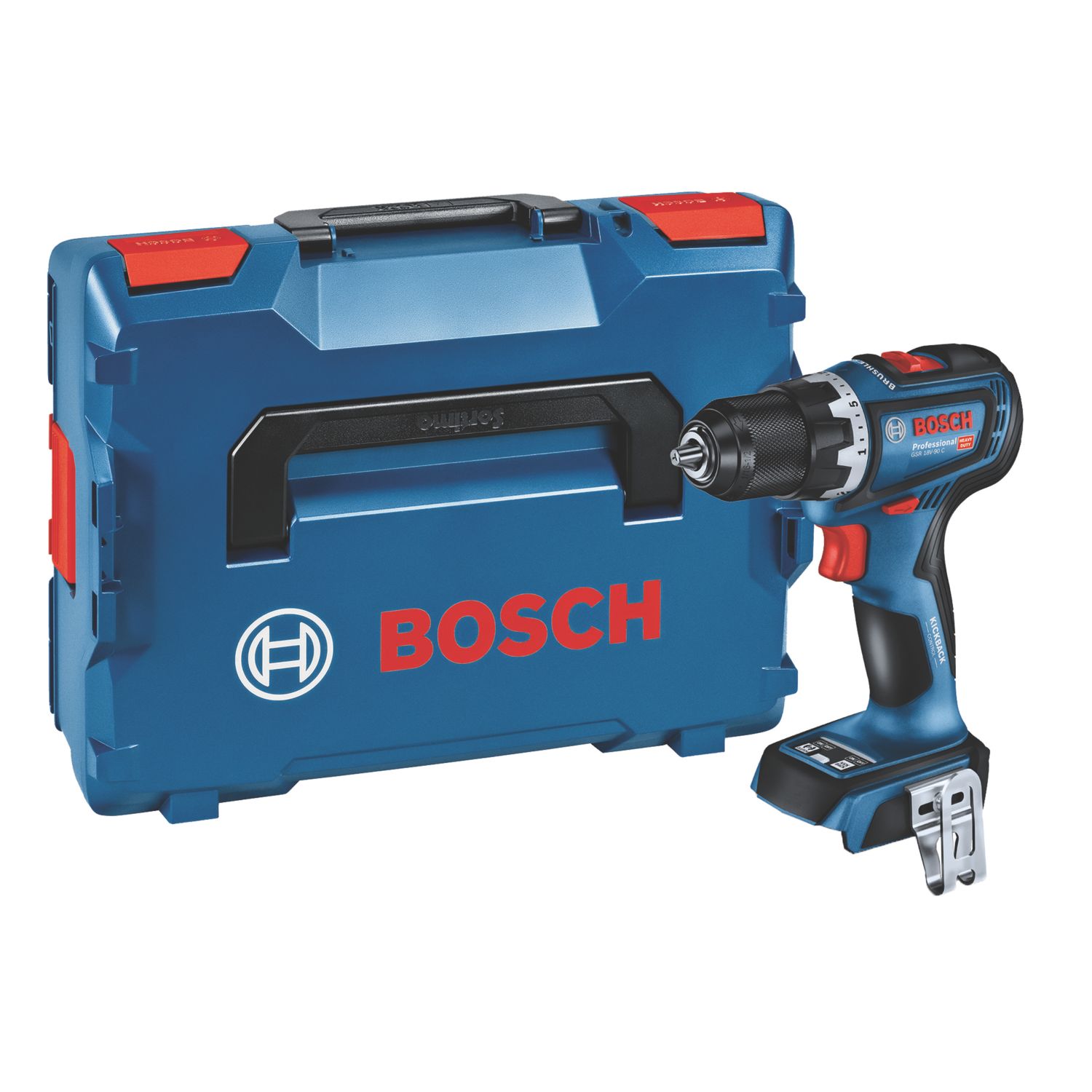 Bosch GSR 18V-90 C 18V Li-Ion Coolpack Brushless Cordless Drill Driver in L-Boxx - Bare (220FU)