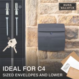 Burg-Wachter  Piano Post Box Granite Gloss