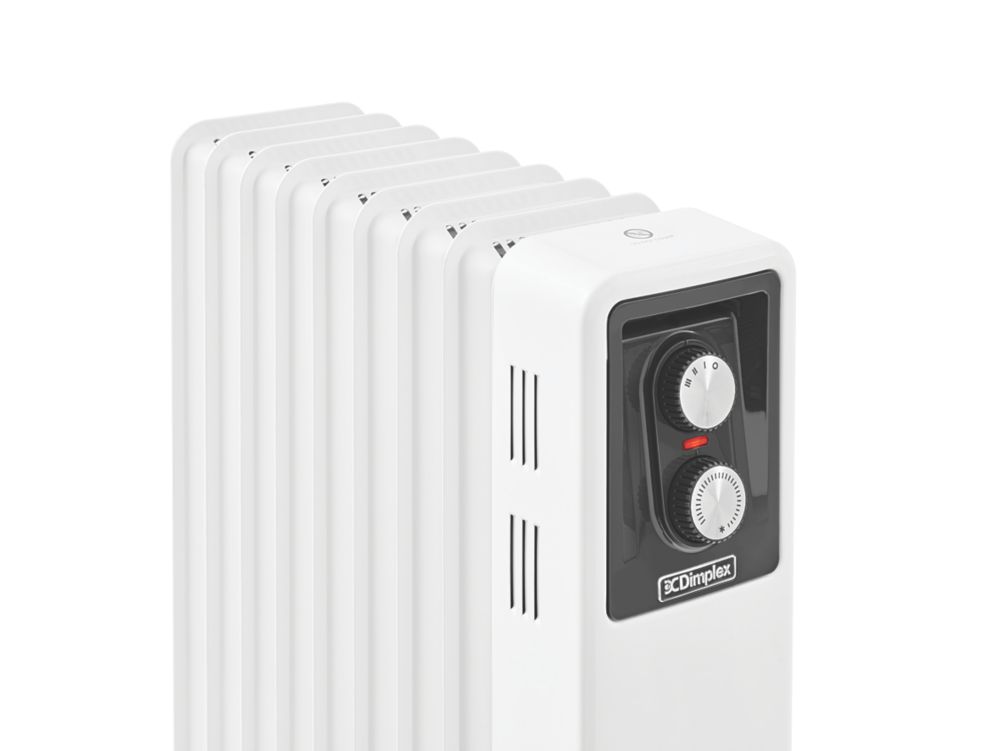 Dimplex ECR20 Freestanding Oil-Free Radiator 2000W - Screwfix