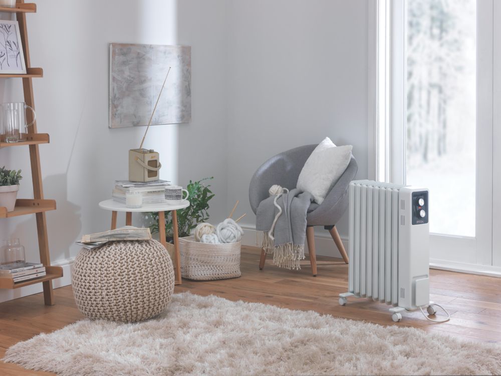 Dimplex ECR20 Freestanding Oil-Free Radiator 2000W - Screwfix