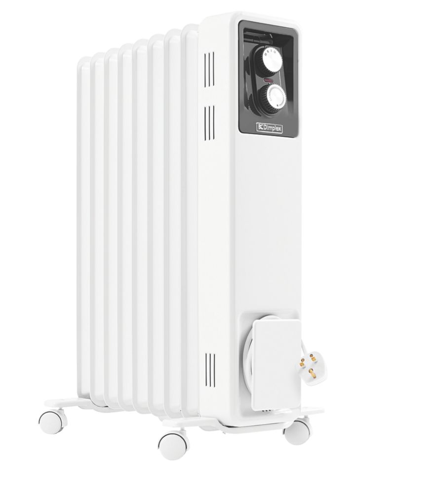 Dimplex ECR20 Freestanding Oil-Free Radiator 2000W - Screwfix