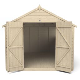 Forest  8' x 12' (Nominal) Apex Overlap Timber Shed with Assembly