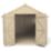 Forest  8' x 12' (Nominal) Apex Overlap Timber Shed with Assembly