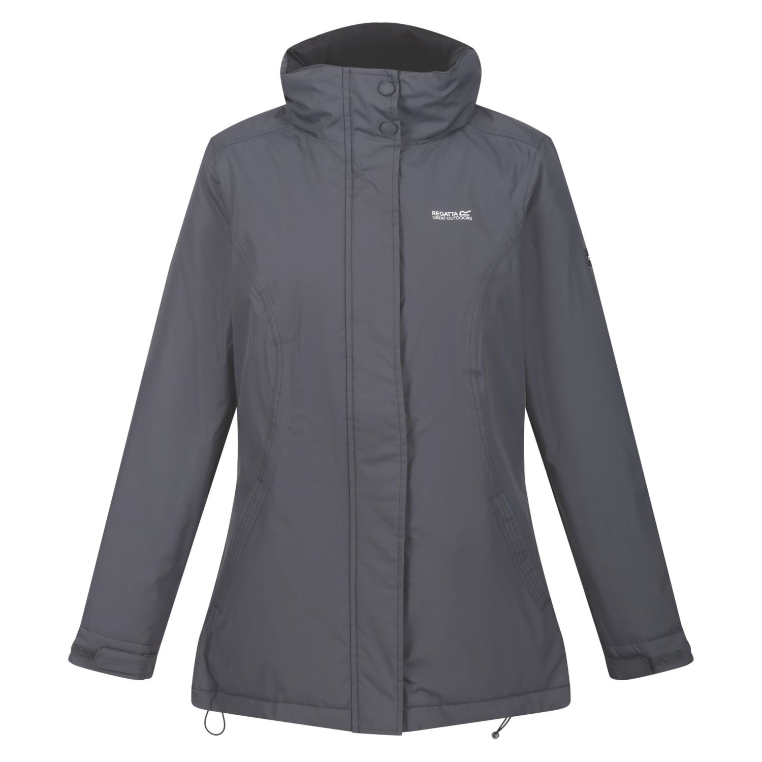 Regatta Blanchet II Womens Waterproof Insulated Jacket Seal Grey Size 12 (220JU)
