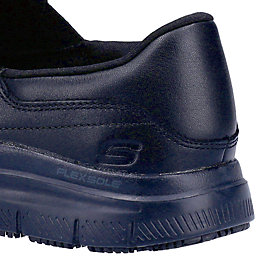 Skechers Flex Advantage Metal Free  Slip-On Non Safety Shoes Black Size 12