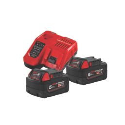 Milwaukee M18ONEPD3-502X 18V 2 x 5.0Ah Li-Ion RedLithium Brushless Cordless ONE-KEY Combi Drill