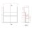 Alaska Bathroom Fitted Furniture Pack RH Vanity with Basin Stone Grey Matt 1244mm x 355mm x 997mm