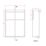 Alaska Bathroom Fitted Furniture Pack RH Vanity with Basin Stone Grey Matt 1244mm x 355mm x 997mm