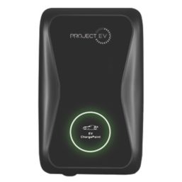 Project EV Pro-Earth 1 Port 7.3kW  Mode 3 Type 2 Socket Electric Vehicle Charger Black & White