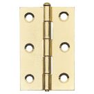 Brass Effect  Loose Pin Butt Hinges 76mm x 29mm 2 Pack