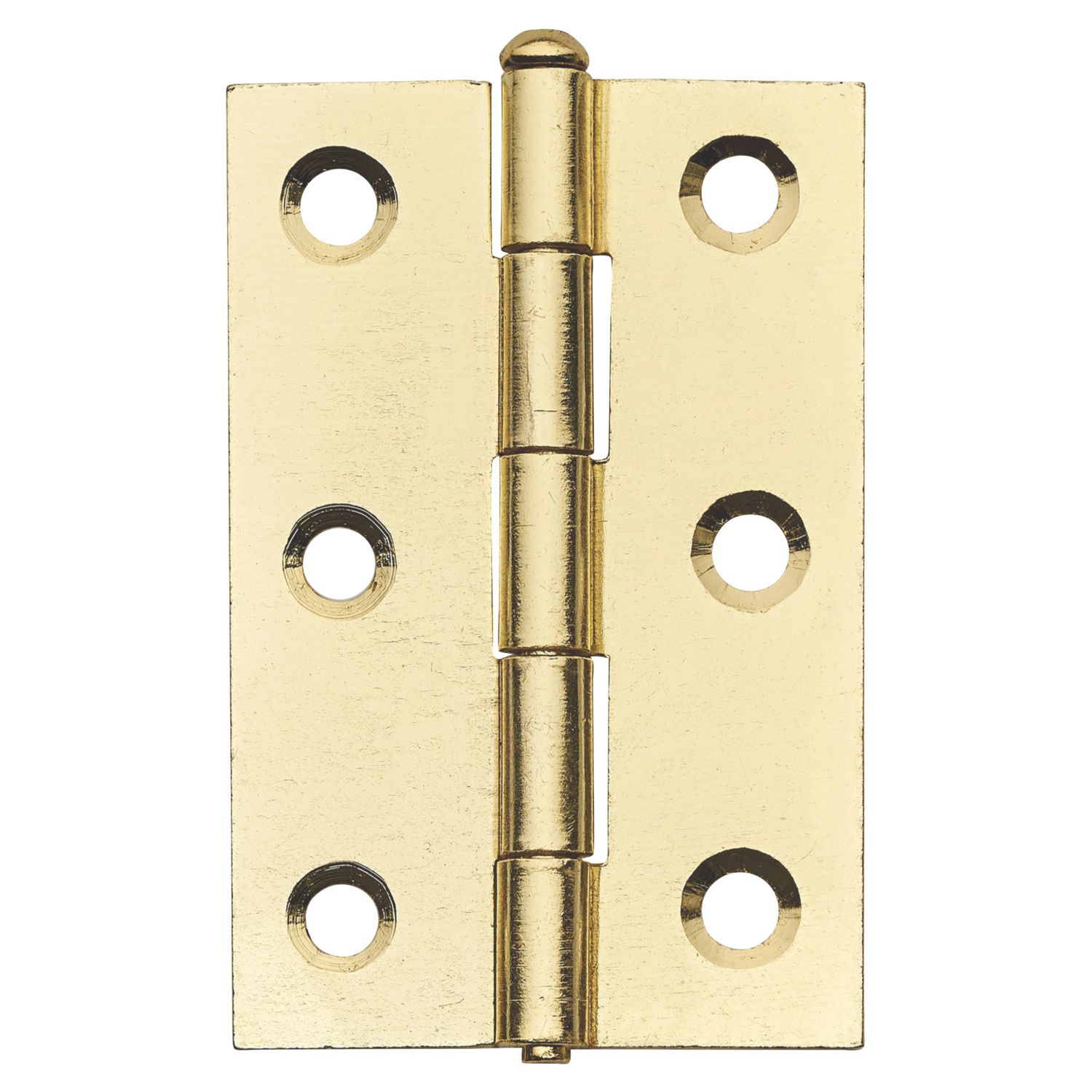 Brass Effect Loose Pin Butt Hinges 76mm x 29mm 2 Pack (220PR)
