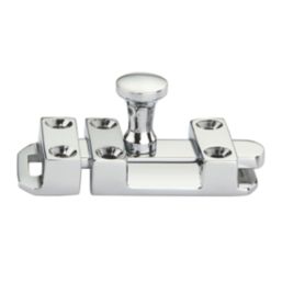 Smith & Locke Flat Door Bolt Polished Chrome 40mm