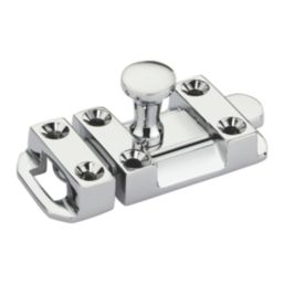 Smith & Locke Flat Door Bolt Polished Chrome 40mm