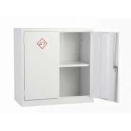 Barton  1-Shelf Acid Cabinet White 915mm x 457mm x 915mm
