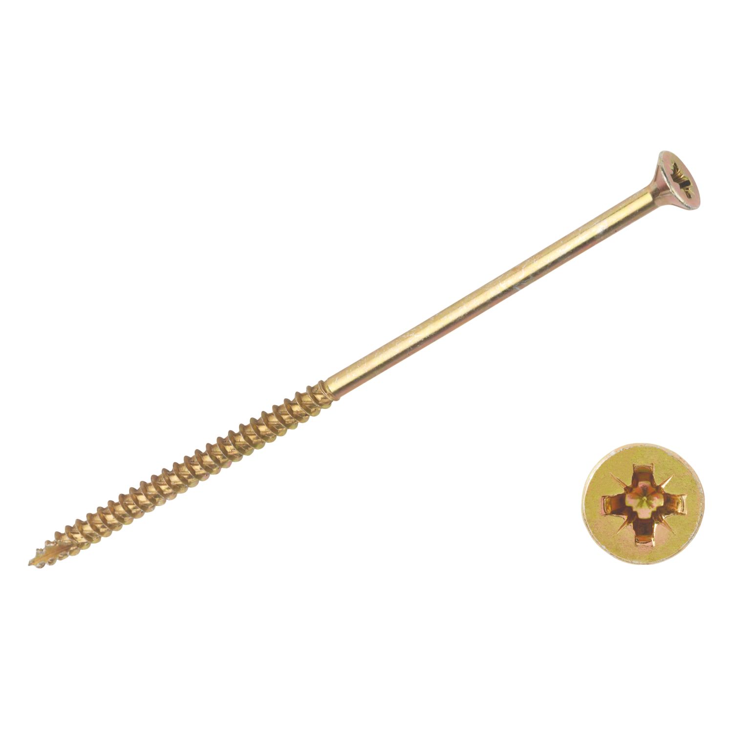 TurboGold PZ Double-Countersunk Multipurpose Screws 6mm x 150mm 50 Pack (22125)