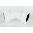 FloPlast WC18 Universal Compression Waste Bend 135 (45°)° 32mm