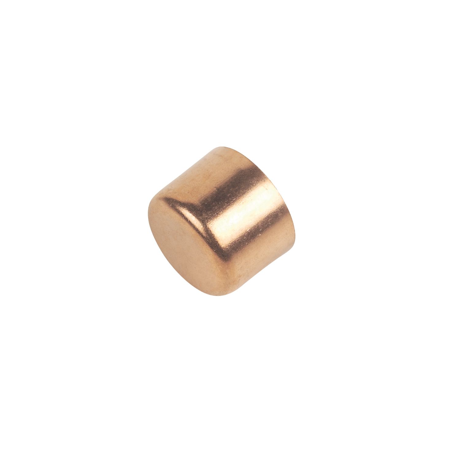 Flomasta Copper End Feed Stop Ends 22mm 2 Pack (22172)