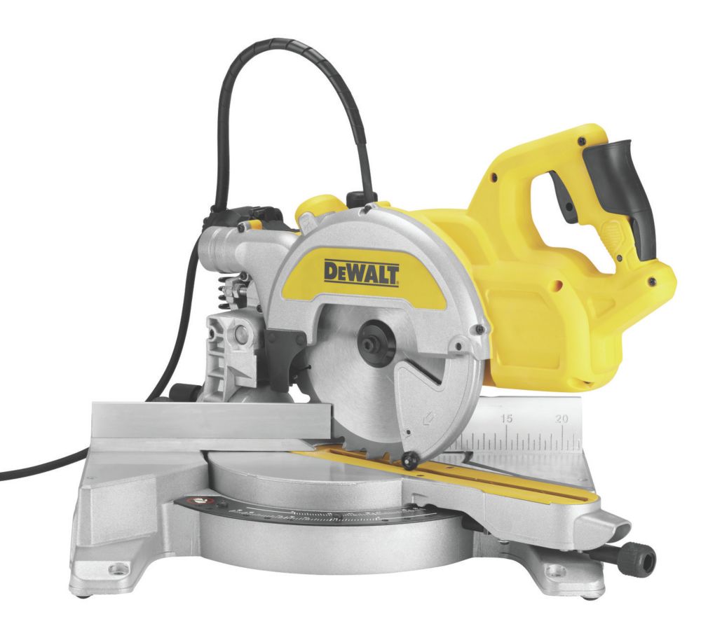 Integrere Gå op og ned at føre DeWalt DWS777-GB 216mm Electric Single-Bevel Sliding XPS Compound Mitre Saw  240V - Screwfix