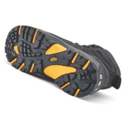 Site Fortress Size 10  Black Waterproof Steel Toe Cap Safety Boots