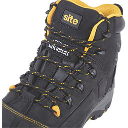 Site Fortress    Safety Boots Black Size 10