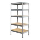 Refurb   5-Tier Metal Garage Shelving Unit 900mm x 600mm x 1800mm