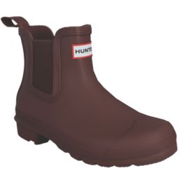 Hunter Original Chelsea  Size 4 Womens Dark Red Non Safety Wellies