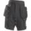 Hard Yakka Toughmaxx Lite Holster Stretch Work Shorts Black 36" W