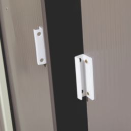 Rowlinson  8' x 5' 6" (Nominal) Apex Metal Shed Light Grey