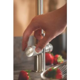 Abode Puria 3-Way Deck Mounted Filter Tap Brushed Nickel