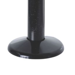 ETAL Danva 15mm x 1/2" Anthracite Straight & L/S Modern Thermostatic Radiator Valve & Lockshield