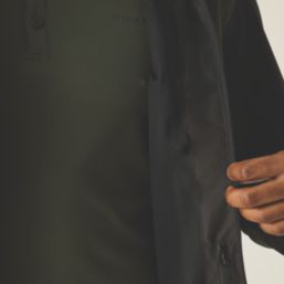 Regatta Calderdale Waterproof Jacket Dark Khaki / Black 2X Large Size 55.5" Chest