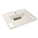 EXOS Accessible Wash Basin 1 Tap Hole 380mm