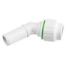 Flomasta Twistloc Plastic Push-Fit Equal 135° Spigot Elbow 22mm