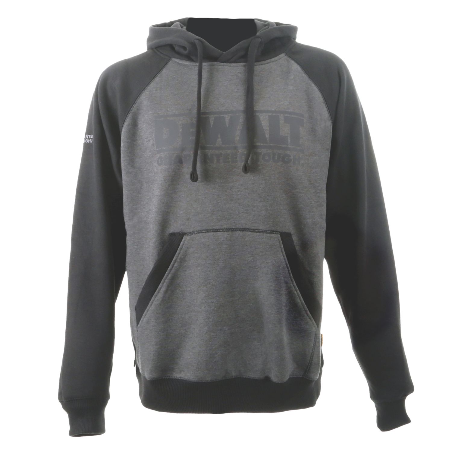 DEWALT Stratford Hooded Sweatshirt Black/Grey 2X Large 48-50" Chest (221JH)
