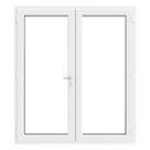 Crystal  White uPVC French Door Set 2055 x 1690mm