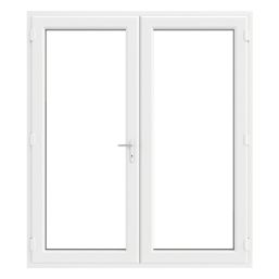 Crystal  White Double-Glazed uPVC French Door Set 2055mm x 1690mm