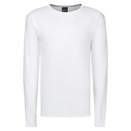Regatta Professional Long Sleeve Base Layer Thermal T-Shirt White Small 37 1/2" Chest