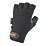 Scruffs Trade Fingerless Work Gloves Black & Grey X Large