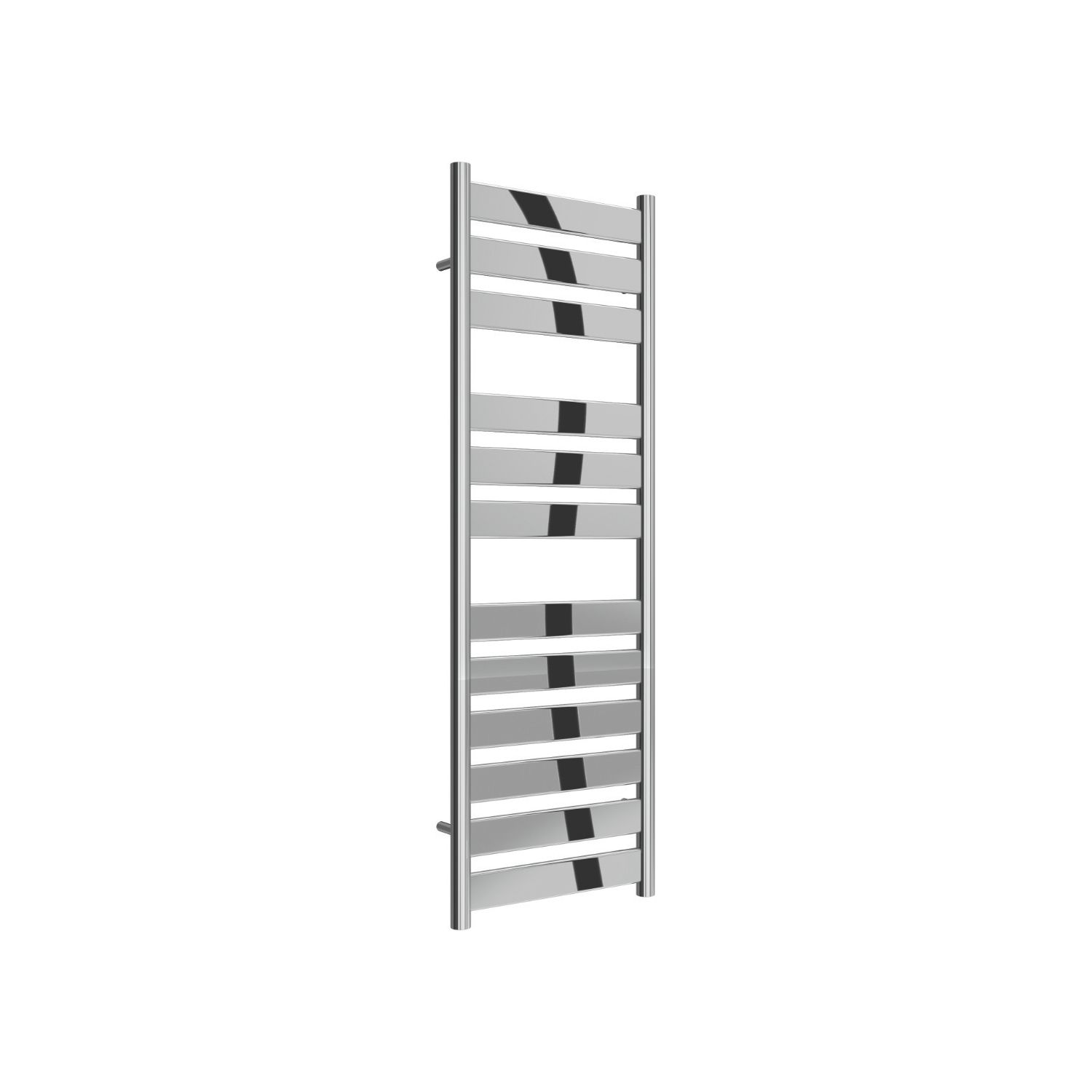 Reina 1200mm x 400mm 1416BTU Chrome Flat Designer Towel Radiator (221LG)