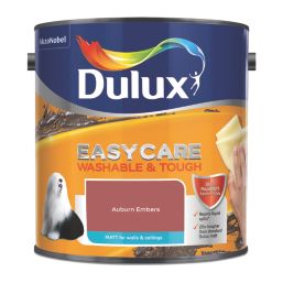 Dulux EasyCare Washable & Tough Matt Auburn Embers Emulsion Paint 2.5Ltr