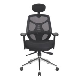 Nautilus Designs Polaris High Back Executive Chair Black