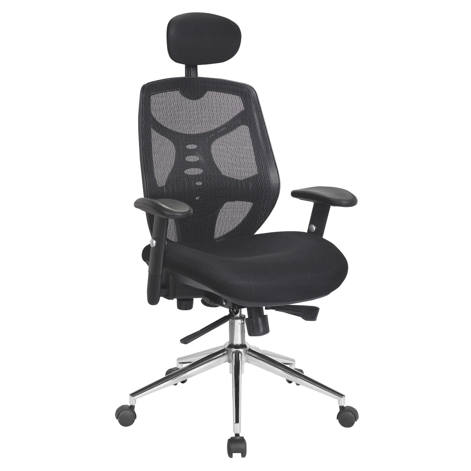 Nautilus Designs Polaris High Back Executive Chair Black (221PK)