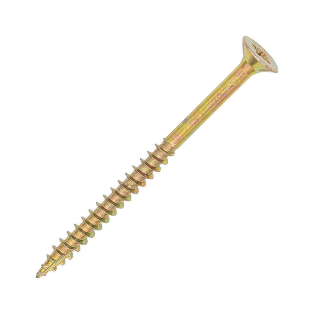 Rawlplug R-QCP PZ Countersunk Self-Drilling Woodscrews 5mm x 70mm 200 Pack