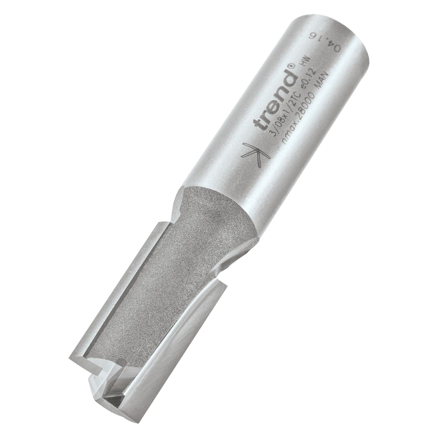 Trend 3/08X1/2TC 1/2" Straight Cutter 12.7mm x 25mm (221PX)