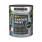 Ronseal Garden Paint Matt Blackbird 0.75Ltr