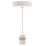 British General  6" Pendant Set Light Fitting B22 White 3"
