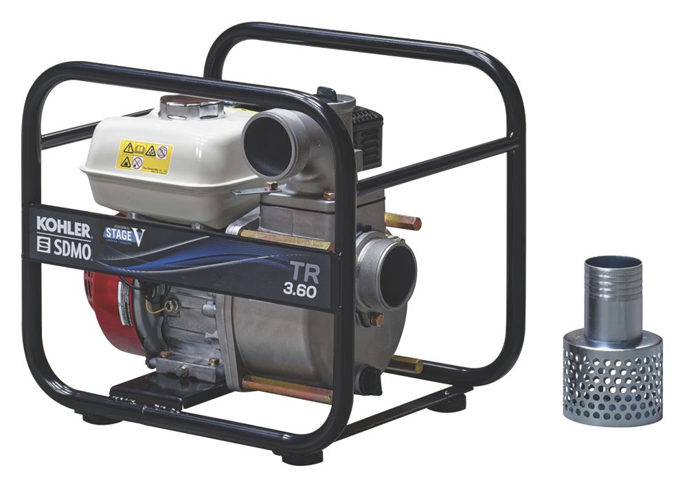Kohler TR3.60H C5 4.8hp Petrol Dirty Water Pump Screwfix