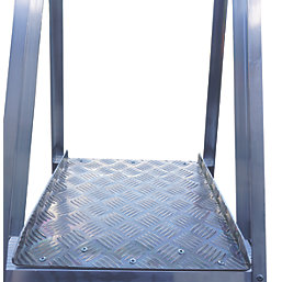 Lyte  Industrial Strength Aluminium 5-Treads  Warehouse Steps 1.22m