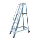 Lyte Aluminium 1.22m Silver 5 Step Podium Steps