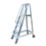 Lyte Aluminium 1.22m Silver 5 Step Podium Steps